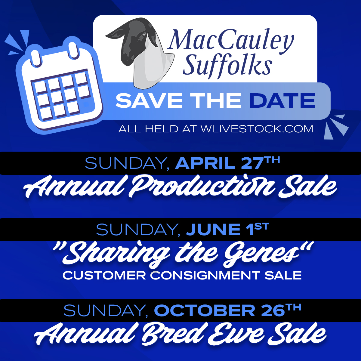 MacCauley Spring Sales